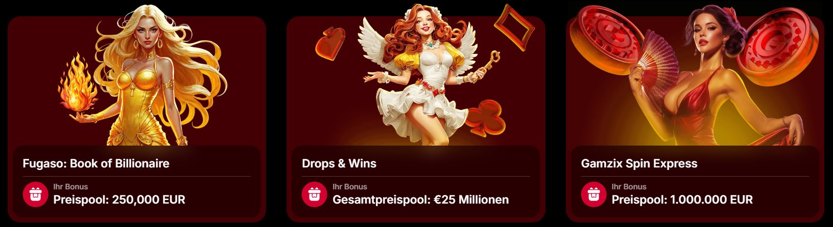 Live-Chat, E-Mail und Hilfe-Optionen